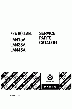 New Holland LM415A, LM435A, LM445A Parts Catalog