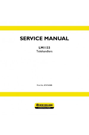 New Holland CE LM1133 Service Manual