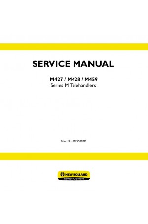 New Holland CE M427, M428, M459 Service Manual