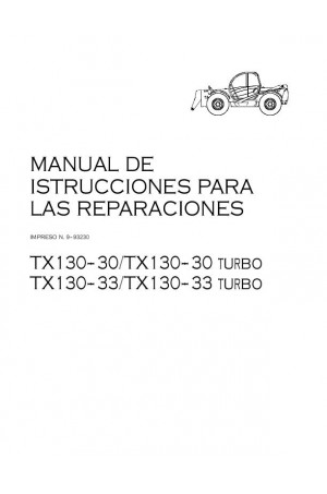 Case TX130-30, TX130-33 Service Manual