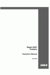 Case IH Farmall A, Farmall AV, Farmall Super A, Farmall Super AV Operator`s Manual