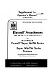 Case IH M-TA, W6-TA Operator`s Manual