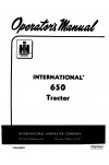 Case IH 650 Operator`s Manual