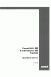 Case IH 460, 560 Operator`s Manual