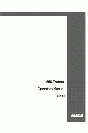 Case IH 656 Operator`s Manual