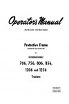 Case IH 1206, 1256, 706, 756, 806, 856 Operator`s Manual