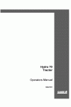 Case IH 70 Operator`s Manual