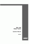 Case IH 354, 444 Operator`s Manual