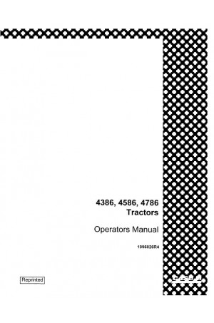 Case IH 4386, 4586, 4786 Operator`s Manual
