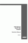 Case IH 244, 254 Operator`s Manual