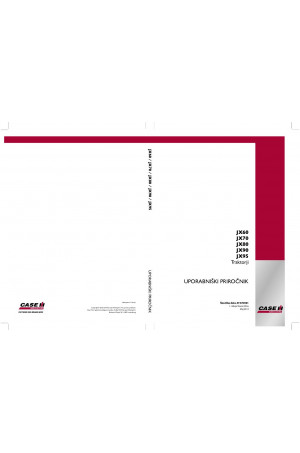 Case IH JX60, JX70, JX80, JX90, JX95 Operator`s Manual