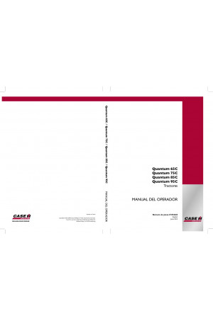 Case IH Quantum 65C, Quantum 75C, Quantum 85C, Quantum 95C Operator`s Manual