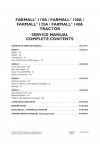 Case IH Farmall 110A, Farmall 120A, Farmall 125A, Farmall 140A Service Manual