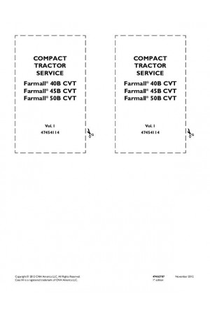 Case IH Farmall 40B, Farmall 45B, Farmall 50B Service Manual