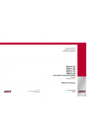 Case IH Magnum 235, Magnum 260, Magnum 290, Magnum 315, Magnum 340 Service Manual