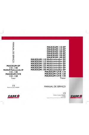 Case IH Maxxum 110, Maxxum 115, Maxxum 120, Maxxum 125, Maxxum 130, Maxxum 140 Service Manual