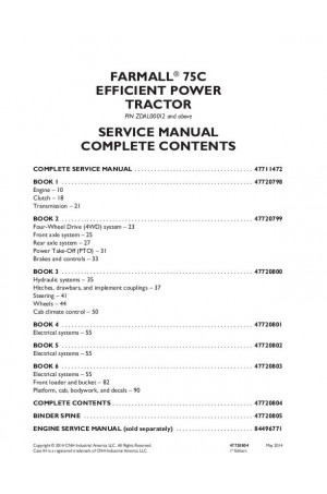 Case IH Farmall 75C Service Manual