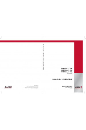 Case IH Farmall 50A, Farmall 60A, Farmall 70A Operator`s Manual