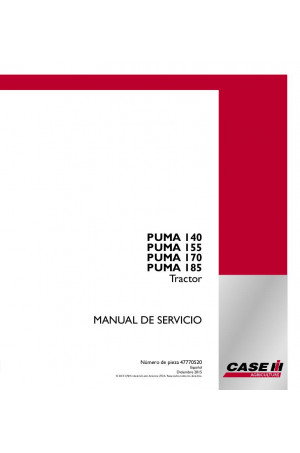 Case IH Puma 140, Puma 155, Puma 170, Puma 185 Service Manual