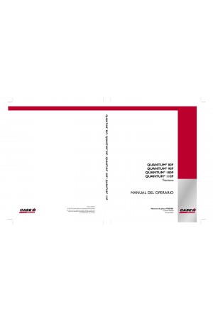 Case IH Quantum 100F, Quantum 110F, Quantum 80F, Quantum 90F Operator`s Manual