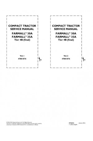 Case IH Farmall 30A, Farmall 35A Service Manual