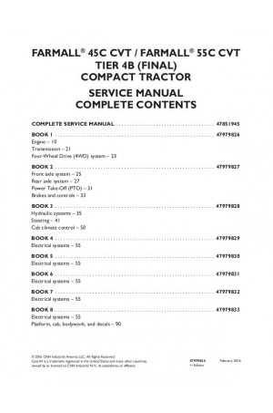 Case IH Farmall 45C, Farmall 55C Service Manual