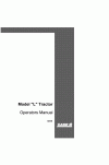 Case IH L Operator`s Manual