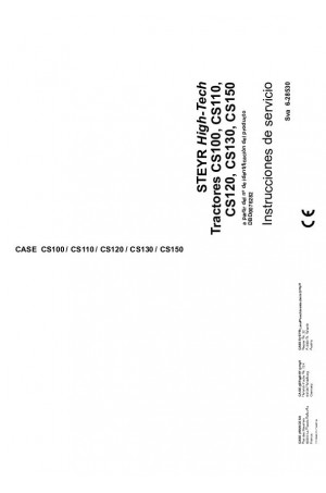 Case IH CS100, CS110, CS120, CS130, CS150 Operator`s Manual
