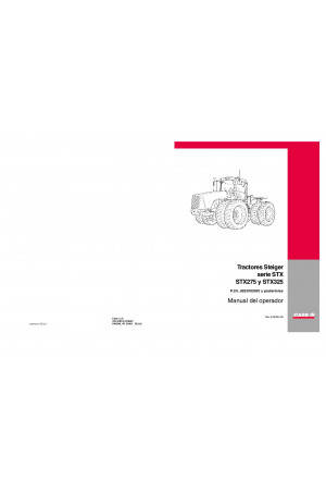 Case IH STX275, STX325 Operator`s Manual