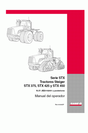 Case IH STX375, STX425, STX450 Operator`s Manual