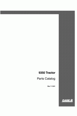 Case IH 9350 Parts Catalog