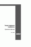 Case IH 7200, 8900 Operator`s Manual
