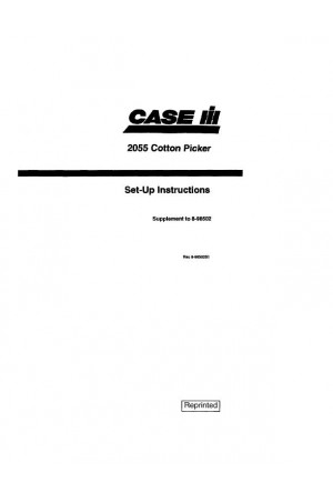Case IH 2055 Operator`s Manual