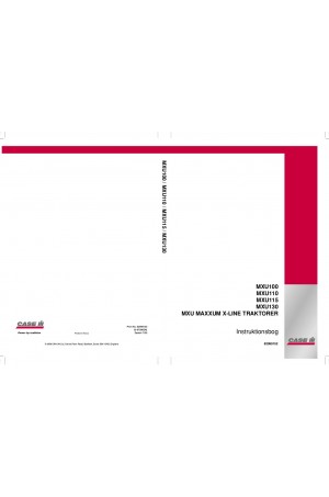 Case IH MXU100, MXU110, MXU115, MXU130 Operator`s Manual