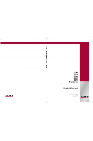 Case IH JX60, JX70, JX80, JX90, JX95 Operator`s Manual