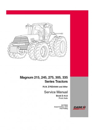 Case IH Magnum 215, Magnum 245, Magnum 275, Magnum 305, Magnum 335 Service Manual