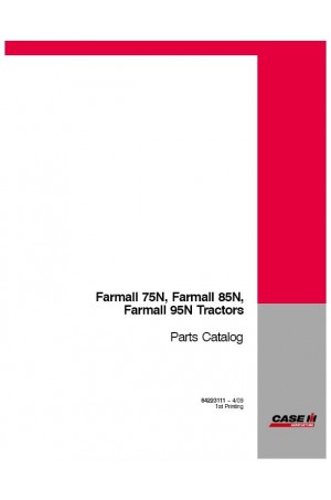 Case IH Farmall 75N, Farmall 85N, Farmall 95N Parts Catalog