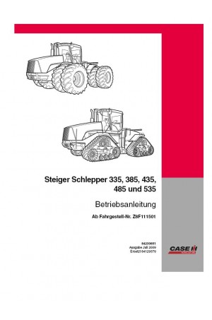Case IH Steiger 335, Steiger 385, Steiger 435, Steiger 535 Operator`s Manual