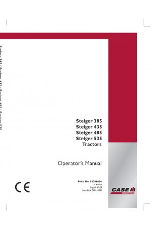 Case IH Steiger 385, Steiger 435, Steiger 485, Steiger 535 Operator`s Manual