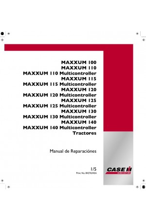 Case IH 100, 110, 115, 120, 125, 130, 140 Service Manual