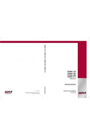 Case IH Puma 170, Puma 185, Puma 200, Puma 215 Operator`s Manual