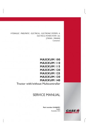 Case IH 100, 110, 115, 120, 125, 130, 140 Service Manual