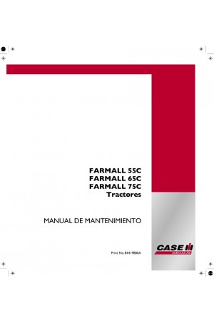 Case IH Farmall 55C, Farmall 65C, Farmall 75C Service Manual