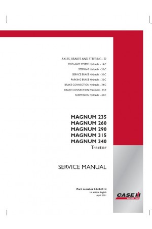 Case IH Magnum 235, Magnum 260, Magnum 290, Magnum 315, Magnum 340 Service Manual
