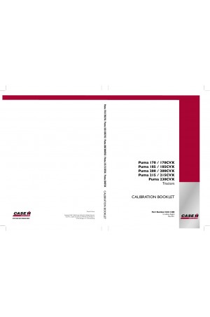 Case IH Puma 170, Puma 185, Puma 200, Puma 215, Puma 230 Operator`s Manual