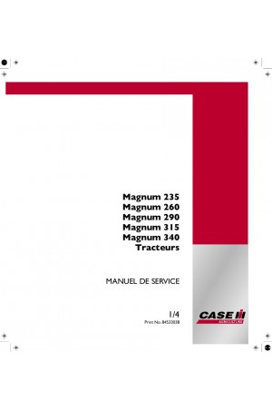 Case IH Magnum 235, Magnum 260, Magnum 290, Magnum 315, Magnum 340 Service Manual