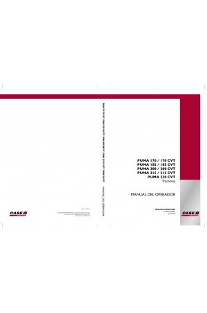 Case IH Puma 170, Puma 185, Puma 200, Puma 215, Puma 230 Operator`s Manual