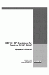 Case IH BSX150 Operator`s Manual