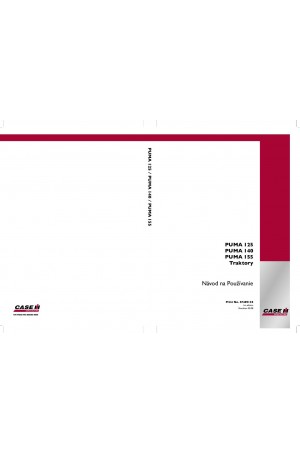 Case IH Puma 125, Puma 140, Puma 155 Operator`s Manual