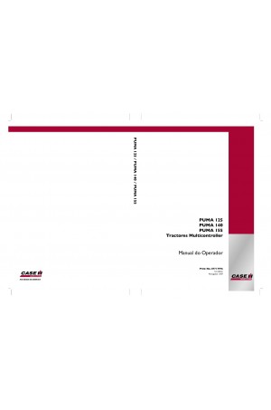 Case IH 125, 140, 155 Operator`s Manual